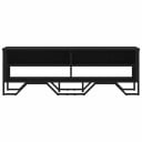  TV-benk svart 122x34x41 cm konstruert tre 848569