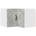  Kjøkkenskap Betonggrå 57 x 57 x 40 cm Konstruert tre