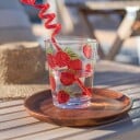 Seasons Summer Collection Plastglass 450ml Jordbær