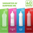 Durex Surprise Me Deluxe Condoms 40 stk