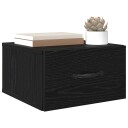  Nattbordskap 2 pcs Svart eik 35 x 35 x 20 cm Konstruert tre