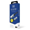 3mk Hyper Cable N-Series 2m USB-A til USB-C 9V 2A 18W Sort
