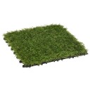 vidaXL Kunstige gressmatter 22 stk grønn 30x30 cm