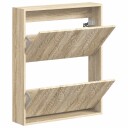 vidaXL Vegghengt skoskap DELFT 71 x 17 x 86 cm Konstruert tre