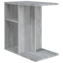 vidaXL Sidebord grå sonoma 50x30x50 cm konstruert tre
