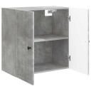 vidaXL Vegghengt skap Betonggrå 59 x 31 x 60 cm Konstruert tre