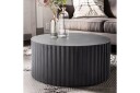 Sofabord Wohnling Rund 67 cm Metalliske Striper Optikk Moderne Look -