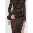 Balmain Dame Vesker Brun ONE SIZE,