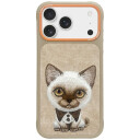 Nimmy Mobildeksel Big Eyed Pet 2.0 for iPhone 17 Pro Beige