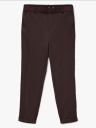 Vero Moda Maya Mid Waist Loose Solid Pant Brun XL/34