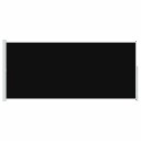 vidaXL Uttrekkbar sidemarkise 220x500 cm svart