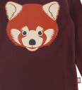 DYR Kap. Genser   Dyrefelling   Dark Wine Rød Panda   DYR   3 år (98)   Genser   Bordeaux