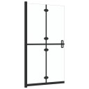 Sammenleggbar dusjvegg med klart ESG-glass 120x190 cm