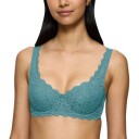 Triumph BH Amourette Wired Bra With Lace Turkis B 70 Dame