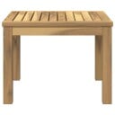 vidaXL Kaffebord Hvit 50 x 48,5 x 36 cm Solid akasietre
