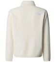 The North Face Teens' Glacier 1/4 Zip Pullover White Dune XS