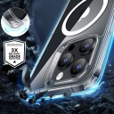 ESR Classic Hybrid Halolock MagSafe Case + Tempered Glass for iPhone 16 Pro Max - Clear