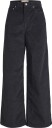 JJXX Jxzoe Gelly Wide Hw Pants Pnt Sn   Black   26 x 32