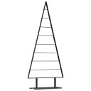  Metall juletre med stativ Svart 180 cm Stål