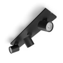 Philips Runner taklampe 3 spot - Svart