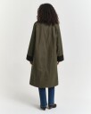Gant Vokset bomullsjakke DARK MOSS GREEN XL
