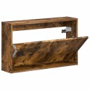 vidaXL Vegghengt skoskap ARNHEM 71 x 17 x 43 cm Konstruert tre