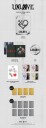 XLOV  Uxlxve  Random Cover  incl. 60pg Photobook Heat Transfer Sticker + 2 Photocards  CD