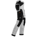 Snickers Workwear 6341 AllroundWork Arbeidsbukse Hvitt / svart Hvit/Svart, Klær