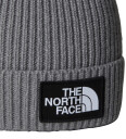 The North Face Kids' TNF Logo Box Cuffed Beanie TNF Medium Grey Heather OneSize