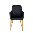 Venture Design COMFORT lenestol Svart PU/natur Svart