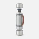 Termos 1 liter Black+Blum Explorer Flask Duo 1 L Grey