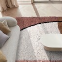 Ryetepper   Perast Natural Cotton Shaggy multi Størrelse: 200 x 290 cm