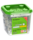 Essve Monteringsskrue 4,2x25 mm Hvit med Rustfri Skive 100-pakning