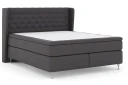 Select No 5 Komplett Sengepakke 180x200 Fast/Medium Watergel Mørkegrå/Sølvben