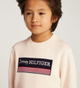 Tommy Hilfiger Genser Strikk Ivory Petal m. Flagg 10 år 140 Genser Hvit