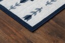 Tulpan Flatvevd Matte 133x190 cm - Blå