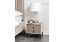 Nattbord Sezanne Beige, grå, svart - Beige, grå, svart