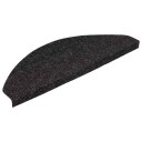 vidaXL Selvklebende trappematter 10 stk antrasitt 65x26 cm