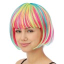 Ptit Clown Parykk Cabaret Multi Neon One size 72620