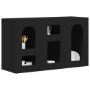  Serviesskap Svart 100 x 35 x 59 cm Konstruert tre