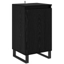  Serviesskap Svart Eik 40 x 35 x 70 cm Konstruert tre