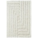 Dusty Deco Shaggy Labyrinth Ullteppe 250x350 cm Hvit