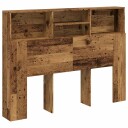  Sengegavlskap gammelt tre 140x19x103,5 cm 8721158442079