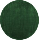 Rundt teppe   Recycled PET with viscose look grønn Størrelse: Ø 80 cm