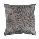 Borg Living Putetrekk - 60x63 cm - 100% Bomullssateng - Marble dark grey