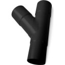Plastmo grenrør Ø110x110mm 60° sort black