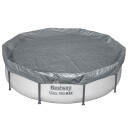 Bestway Bassengdeksel 1 Ø3,05 m Rund Polyester Grå for