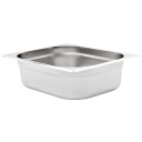 Gastronormbeholdere 4 stk GN 1/2 100 mm rustfritt stål 50888