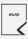 Estancia Ramme E-Line Akrylglass Svart 40x50 Cm