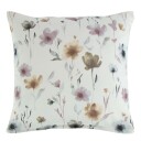 Borg Living Putetrekk - 60x63 cm - 100% Bomullssateng - Flower white